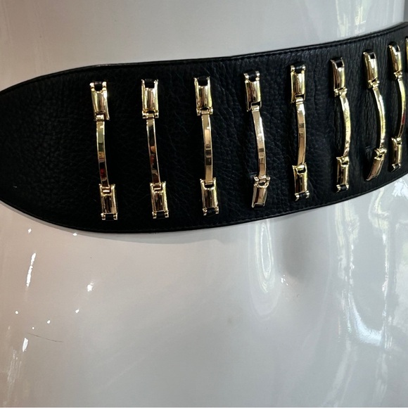 B-Low The Belt Statement Leather Cummerbund Belt - Picture 4 of 13